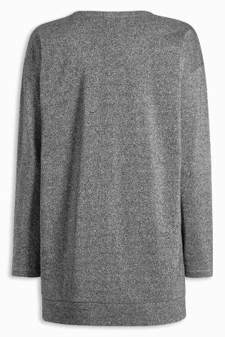 Grey Metallic Sweater